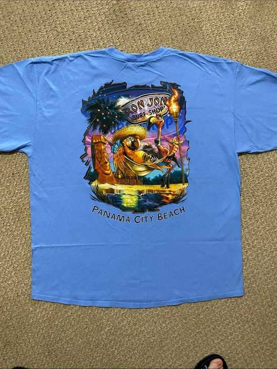 Ron Jon Surf Shop Other - Ron Jon surf shop Mens size XXL  Light Blue Short Sleeve Tee Panama City beach